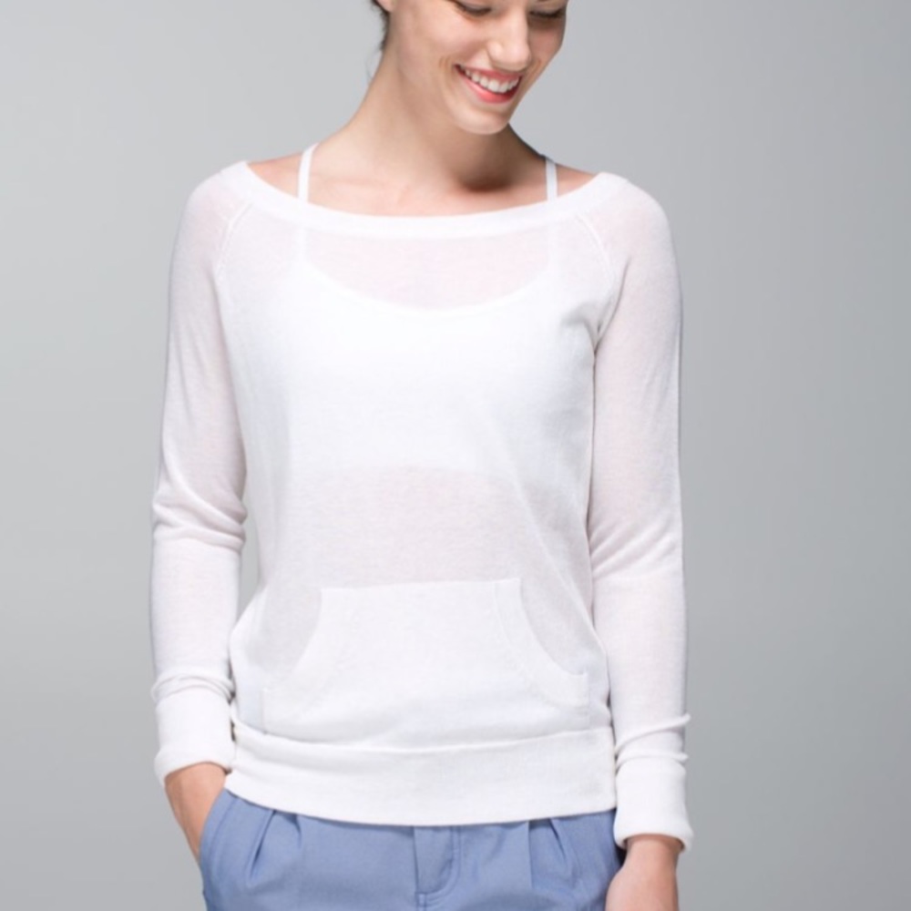 Lululemon chai time pullover in Grey